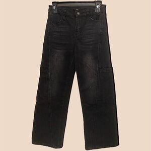 Forever 21 Kids Black Denim Baggy Jeans